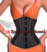 Load image into Gallery viewer, Steel Boned Sprial Corset Waist Trainer - Kingz Court