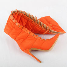 Load image into Gallery viewer, Thigh High Warm Snow Lace-Up Boots - Kingz Court