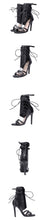 Load image into Gallery viewer, Gladiator Rome Buckle Strap Peep Toe Ankle Boots - Kingz Court