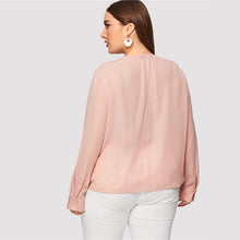 Load image into Gallery viewer, Sexy Deep V Neck Wrap Blouses - Kingz Court