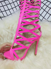 Load image into Gallery viewer, Thigh High Gladiator Sexy Cut-Outs Boots - Kingz Court