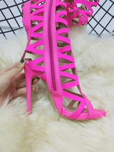 Load image into Gallery viewer, Thigh High Gladiator Sexy Cut-Outs Boots - Kingz Court