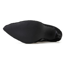 Load image into Gallery viewer, Black Mesh Ankle Boots - Kingz Court