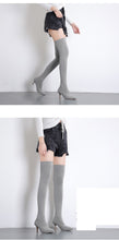 Load image into Gallery viewer, Runway Crystal Stretch Fabric Sock Boots - Kingz Court