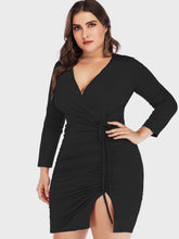Load image into Gallery viewer, Bodycon V-Neck Mini Dress - Kingz Court