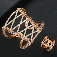 Load image into Gallery viewer, Wide Big Corset 2PCS Bracelets & Ring Sets - Kingz Court