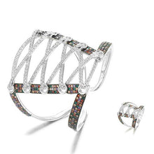 Load image into Gallery viewer, Wide Big Corset 2PCS Bracelets & Ring Sets - Kingz Court