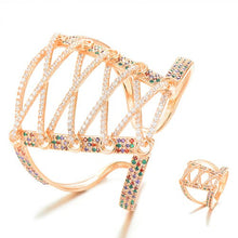 Load image into Gallery viewer, Wide Big Corset 2PCS Bracelets & Ring Sets - Kingz Court