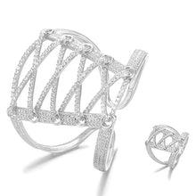 Load image into Gallery viewer, Wide Big Corset 2PCS Bracelets & Ring Sets - Kingz Court