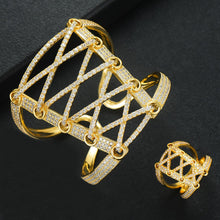 Load image into Gallery viewer, Wide Big Corset 2PCS Bracelets & Ring Sets - Kingz Court