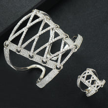 Load image into Gallery viewer, Wide Big Corset 2PCS Bracelets & Ring Sets - Kingz Court