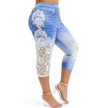 Load image into Gallery viewer, Capri Lace Printed Leggings - Kingz Court