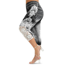Load image into Gallery viewer, Capri Lace Printed Leggings - Kingz Court