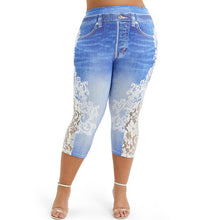 Load image into Gallery viewer, Capri Lace Printed Leggings - Kingz Court