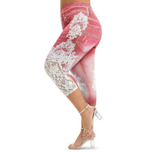 Load image into Gallery viewer, Capri Lace Printed Leggings - Kingz Court