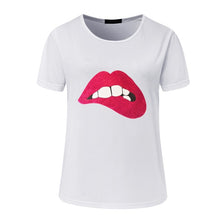 Load image into Gallery viewer, Sequined Lip Print T-shirt - Kingz Court