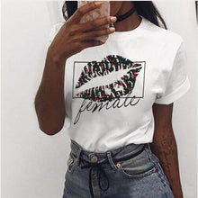 Load image into Gallery viewer, Female Lip Printed T shirt - Kingz Court