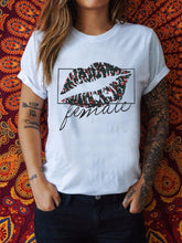Load image into Gallery viewer, Female Lip Printed T shirt - Kingz Court