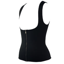 Load image into Gallery viewer, Neoprene Sauna Sweat Front Zipper Latex Waist Shaper - Kingz Court