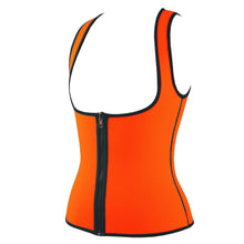 Load image into Gallery viewer, Neoprene Sauna Sweat Front Zipper Latex Waist Shaper - Kingz Court