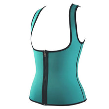 Load image into Gallery viewer, Neoprene Sauna Sweat Front Zipper Latex Waist Shaper - Kingz Court