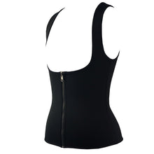 Load image into Gallery viewer, Neoprene Sauna Sweat Front Zipper Latex Waist Shaper - Kingz Court