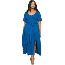 Load image into Gallery viewer, Wrap V Neck Dress - Kingz Court