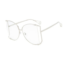 Load image into Gallery viewer, Pearl Decoration Designer Half Frame Oversized Sunglasses - Kingz Court