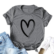 Load image into Gallery viewer, Drawn Heart T-shirt - Kingz Court