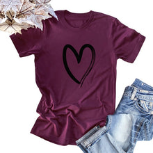 Load image into Gallery viewer, Drawn Heart T-shirt - Kingz Court