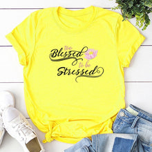 Load image into Gallery viewer, Too Blessed To Be Stressed T-shirt - Kingz Court