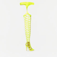 Load image into Gallery viewer, Thigh High Gladiator Sexy Cut-Outs Boots - Kingz Court