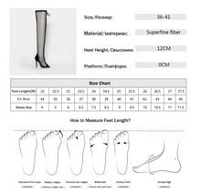 Load image into Gallery viewer, Sexy Mesh Lace Thigh High Over The Knee Boots - Kingz Court