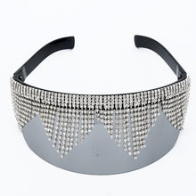 Load image into Gallery viewer, Galaxy Rhinestone Oversized Mirror Sunglasses - Kingz Court