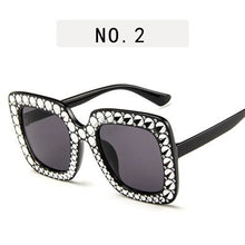Load image into Gallery viewer, Bling Oversized Square Sunglasses - Kingz Court