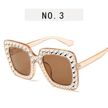 Load image into Gallery viewer, Bling Oversized Square Sunglasses - Kingz Court