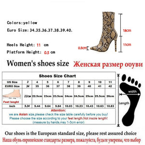 Snake Print Lace-Up Ankle Boots - Kingz Court