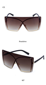 Rainbow Gradient Cat Eye Sunglasses - Kingz Court