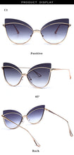 Load image into Gallery viewer, Butterfly Cat Eye Sunglasses - Kingz Court