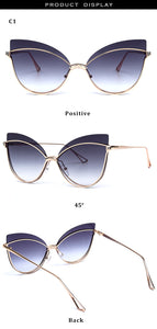 Butterfly Cat Eye Sunglasses - Kingz Court