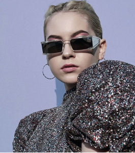 Fashion Rectangle Small Sunglasses - Kingz Court