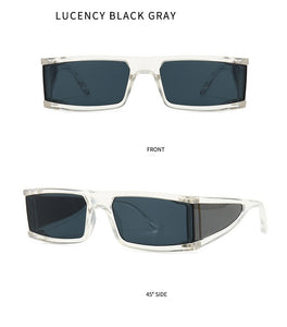 Fashion Rectangle Small Sunglasses - Kingz Court