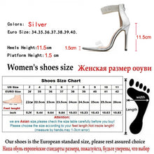 Load image into Gallery viewer, Crystal Ankle Strap High Heeled Sandals - Kingz Court