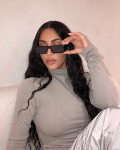 Fashion Rectangle Small Sunglasses - Kingz Court