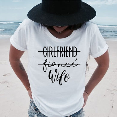 Girlfriend Fiance Wife T-Shirt - Kingz Court