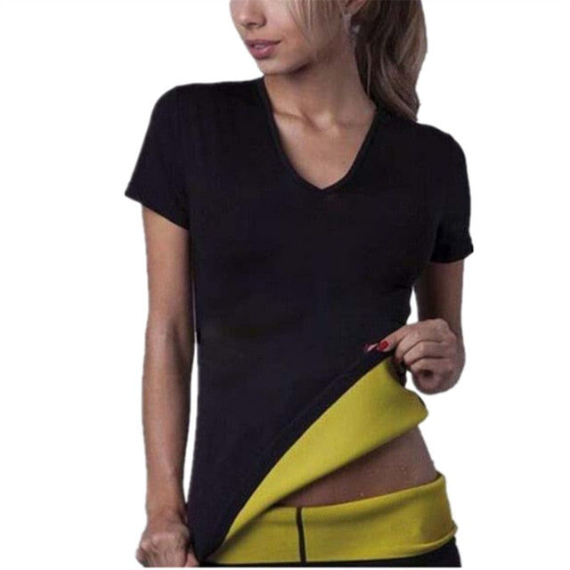 Hot Workout Tops Body Shapers T-Shirt - Kingz Court