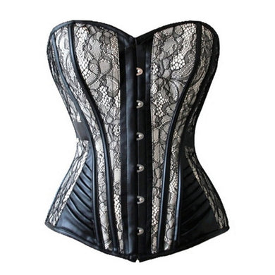 Leather Sexy Lace Hollow Out Waist Corset - Kingz Court
