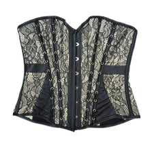 Load image into Gallery viewer, Leather Sexy Lace Hollow Out Waist Corset - Kingz Court