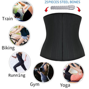 25 Steel Boned Waist Trainer - Kingz Court