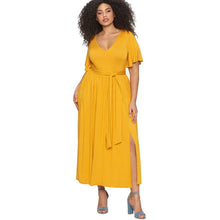 Load image into Gallery viewer, Wrap V Neck Dress - Kingz Court